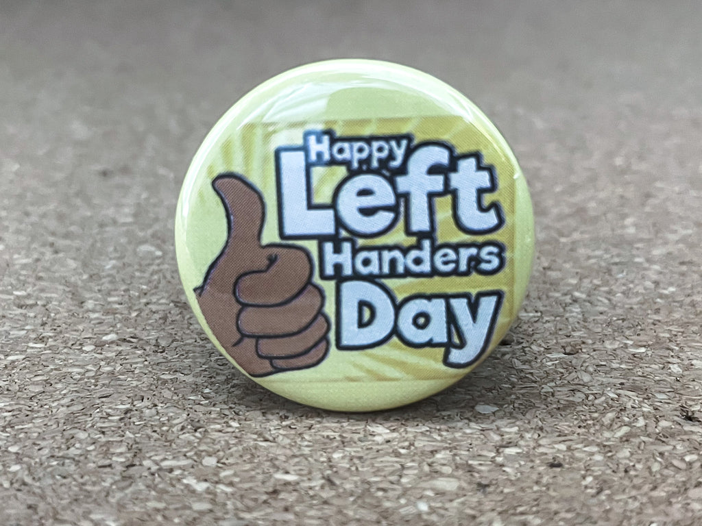 1.25" Circle - Left Handers Day Button