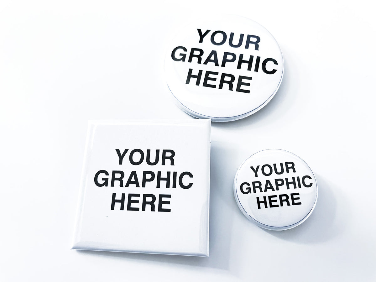 Branded Buttons (Sets of 100) 3 SIZES AVAILABLE – InclusiveRandomness