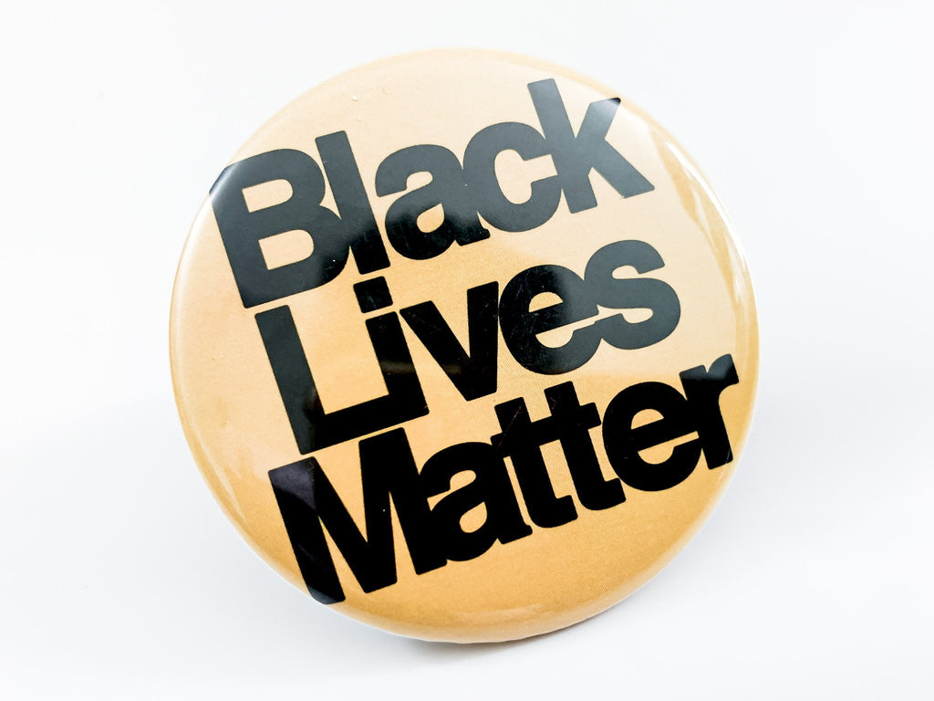 Black Lives Matter Large Circle Button - InclusiveRandomness
